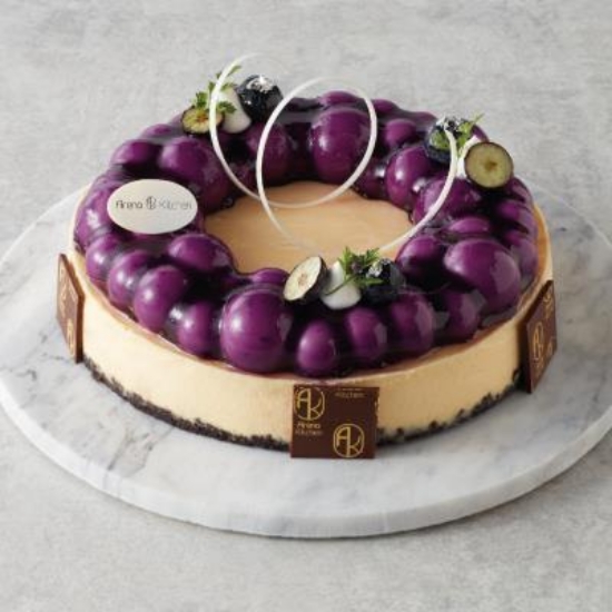 Picture of Baked Blueberry Yoghurt Cheesecake (2 lbs)